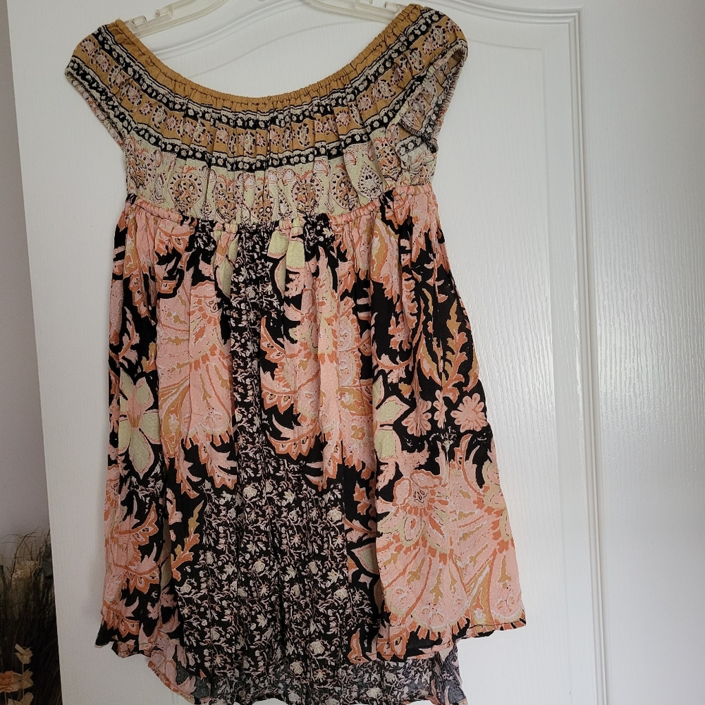 🧡FREE PEOPLE BALI MARIPOSA SLIP DRESS SIZE S - Picture 8 of 8